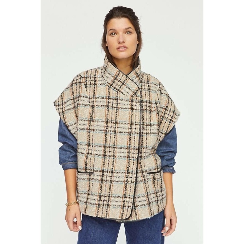 Anderson & Lauth Anthropologie Plaid Jacket Preppy Luxury Size All NWT $140
